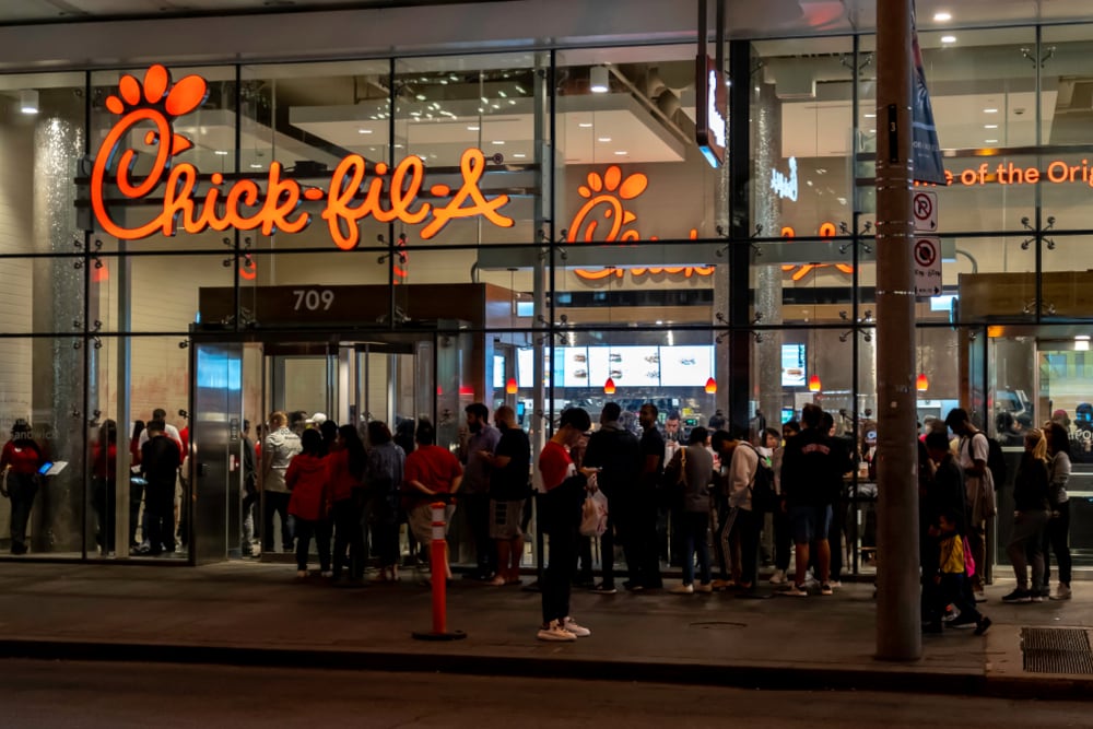 Chick-Fil-A experimentó una escalada importante dentro de la popularidad de las comidas rápidas estadounidenses.