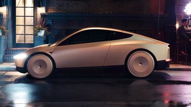 Elon Musk presenta el robotaxi de Tesla y asegura que llegará al mercado en 2027