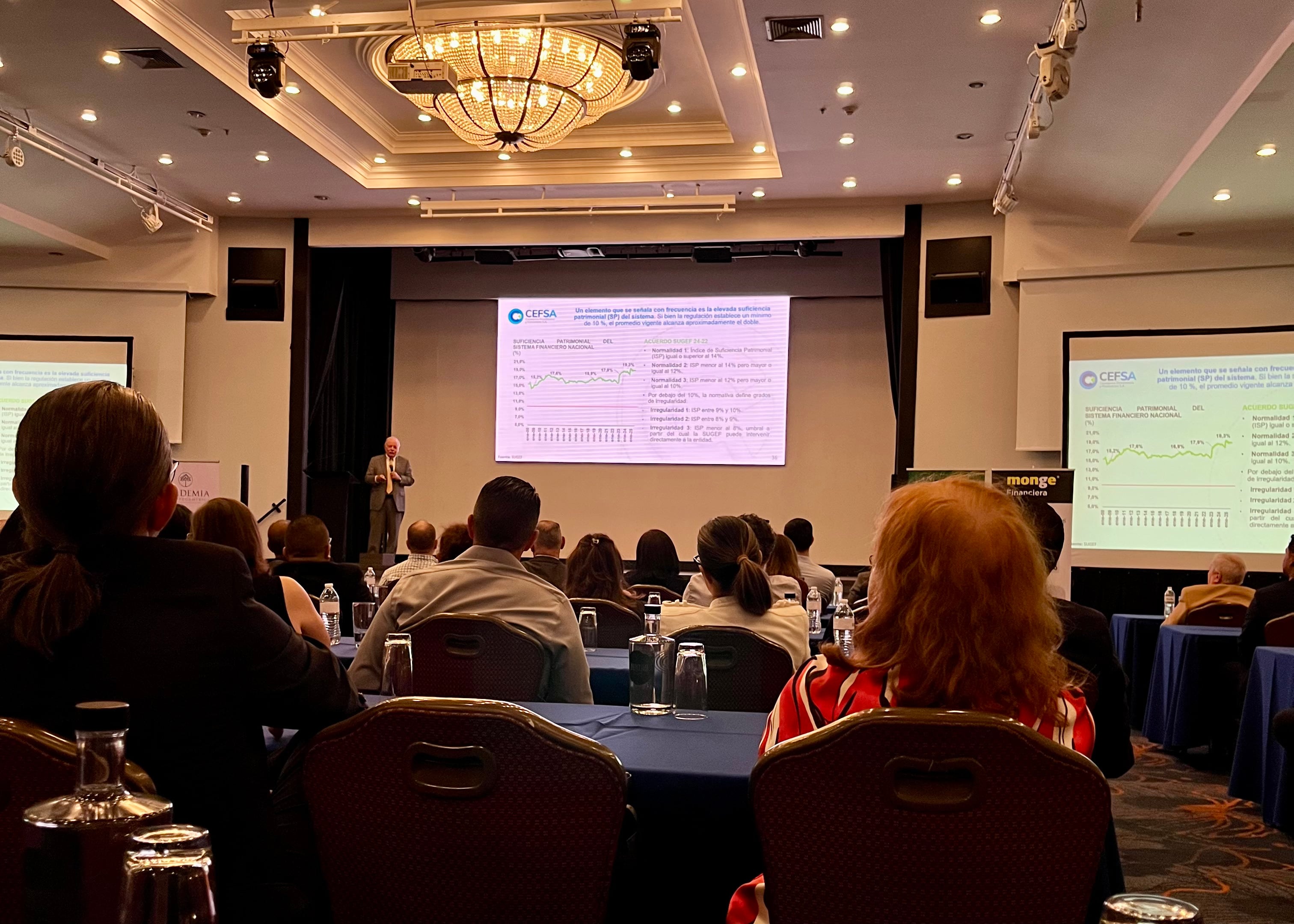 La Academia de Centroamérica presentó, junto a Cefsa, su estudio "El sistema de intermediación financiera costarricense 2014-2024".