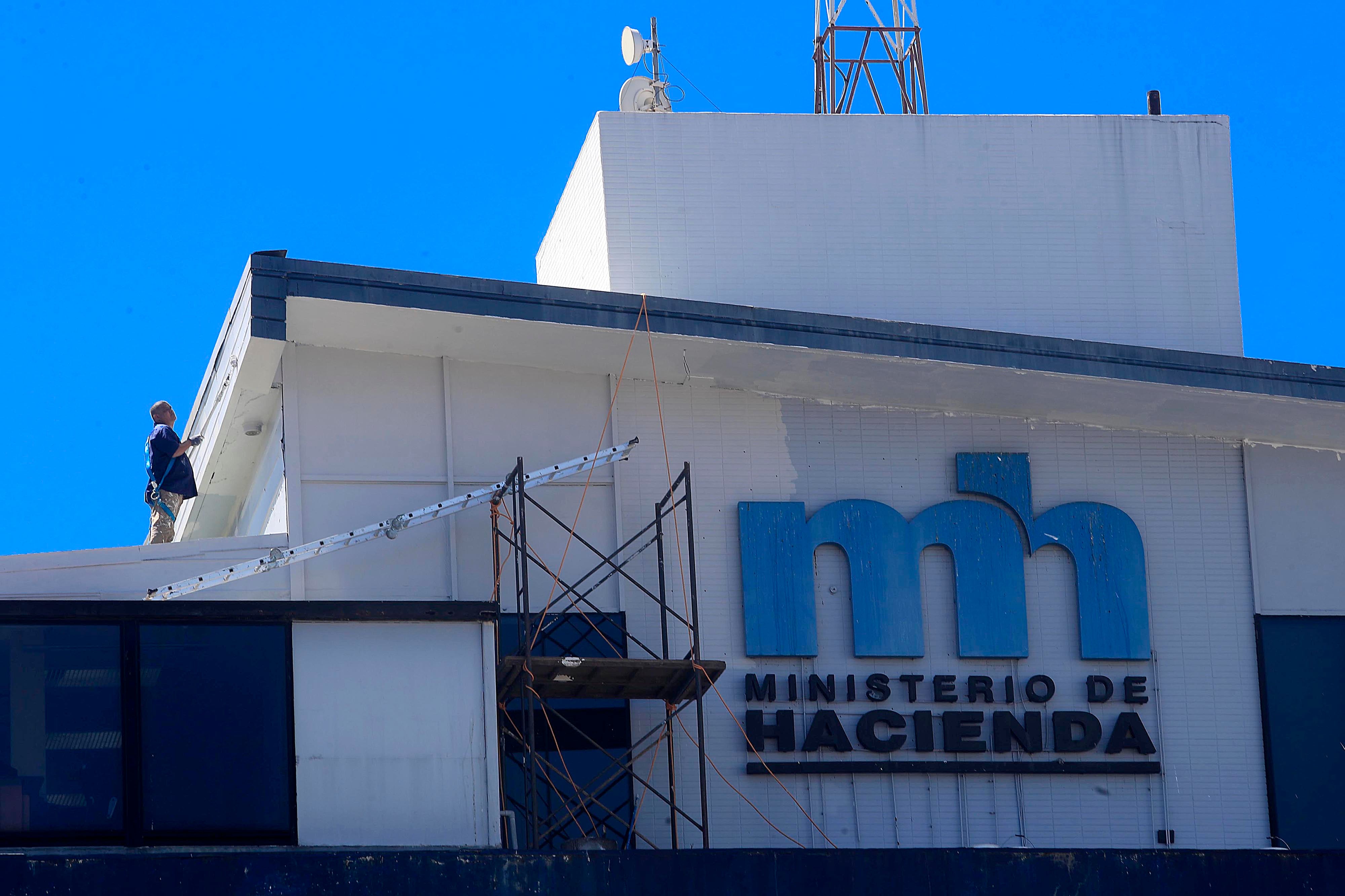 05/02/2024 San José. Fachada del edificio central del Ministerio de Hacienda. Foto: Rafael Pacheco Granados