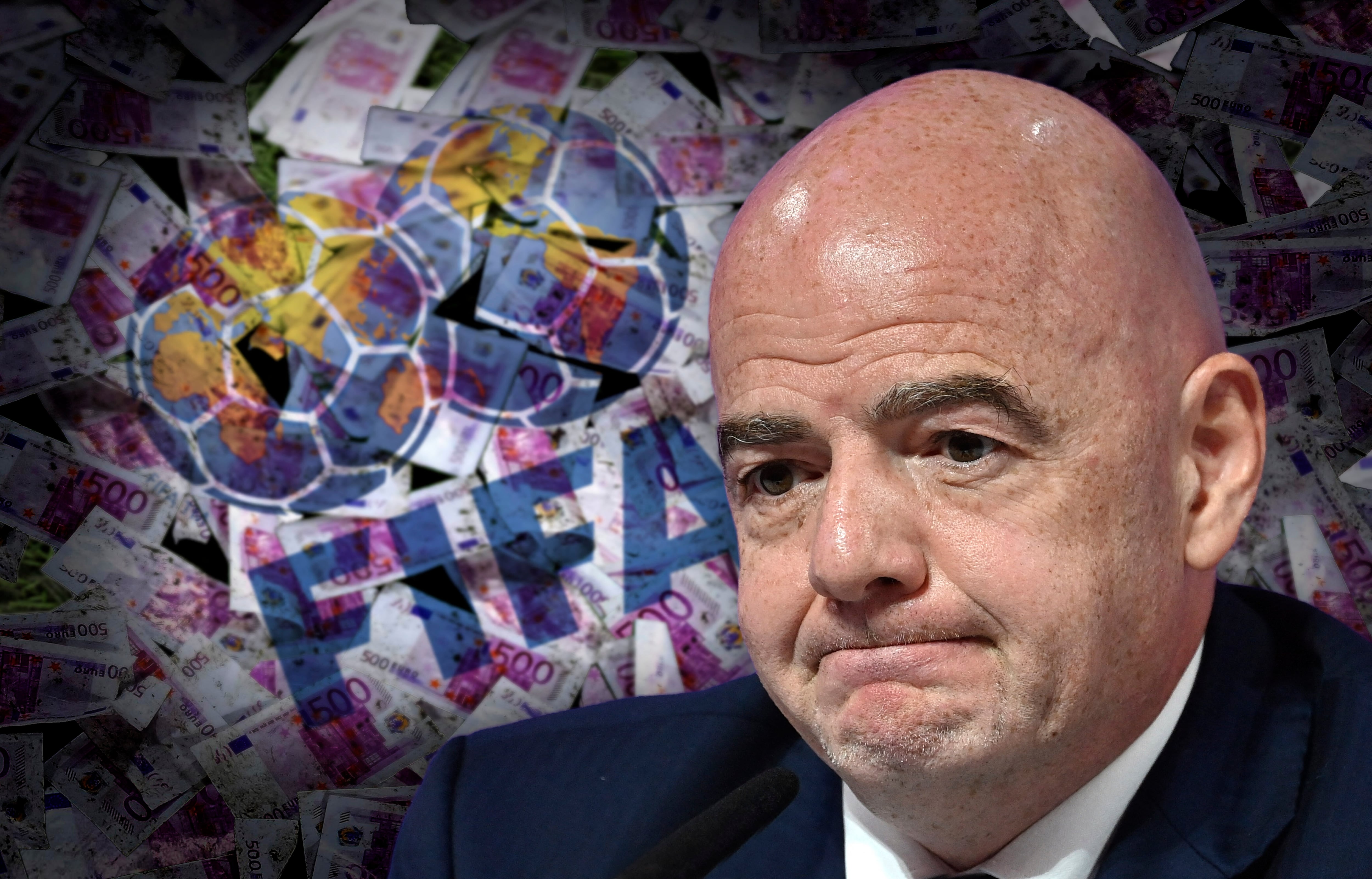 Gianni Infantino, presidente de FIFA, sigue enfrentando las consecuencias de su plan para abrir el Mundial a inversionistas privados.
