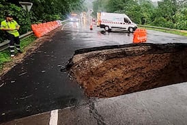 Qué va a pasar con el tránsito por la Ruta 27 tras el hundimiento en Orotina: esto es lo que sabemos