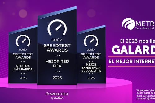 Metrocom consolida su posición de mercado tras obtener el “triplete” de galardones Ookla en 2025