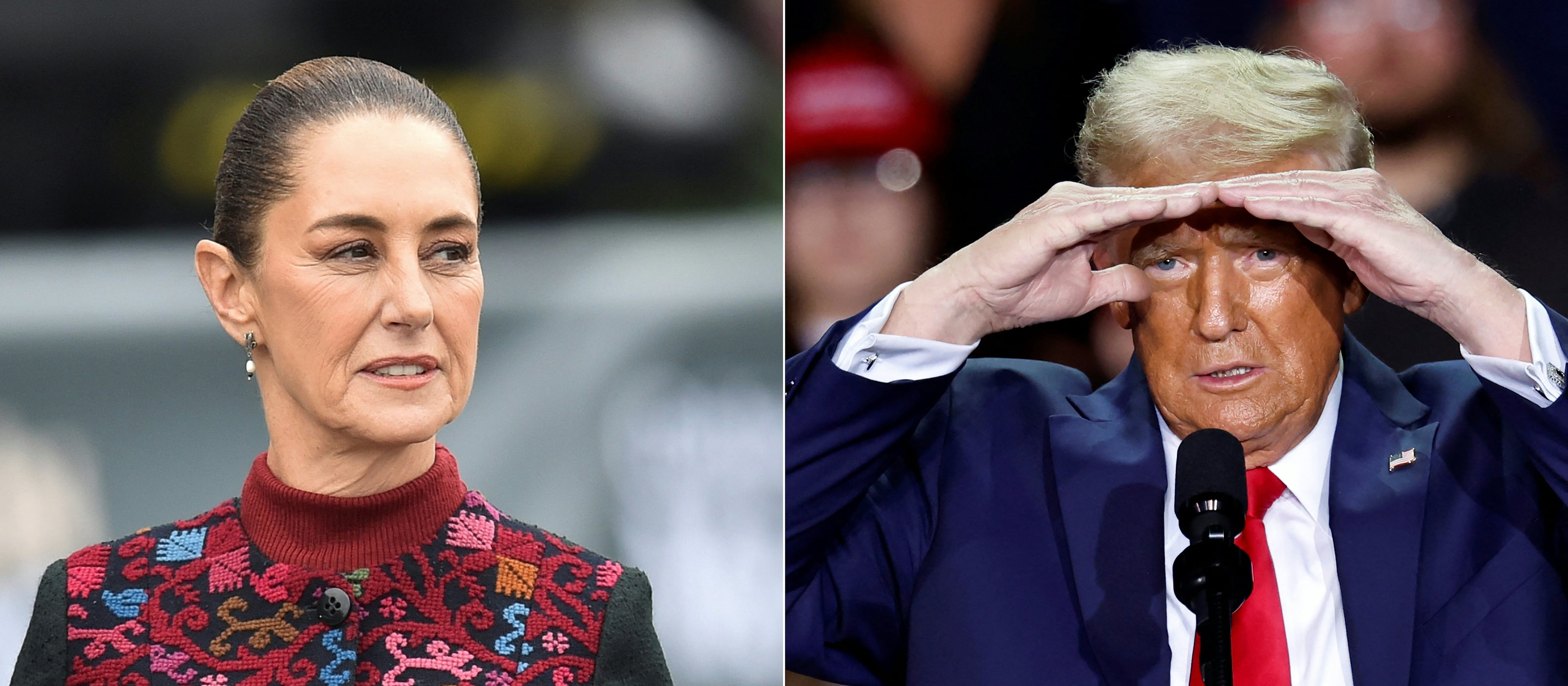 Luego de que Trump impulsara el cambio de nombre del Golfo de México a 'Golfo de América', Sheinbaum mostró mapas del siglo XVII donde el norte del continente aparecía como 'América mexicana'.