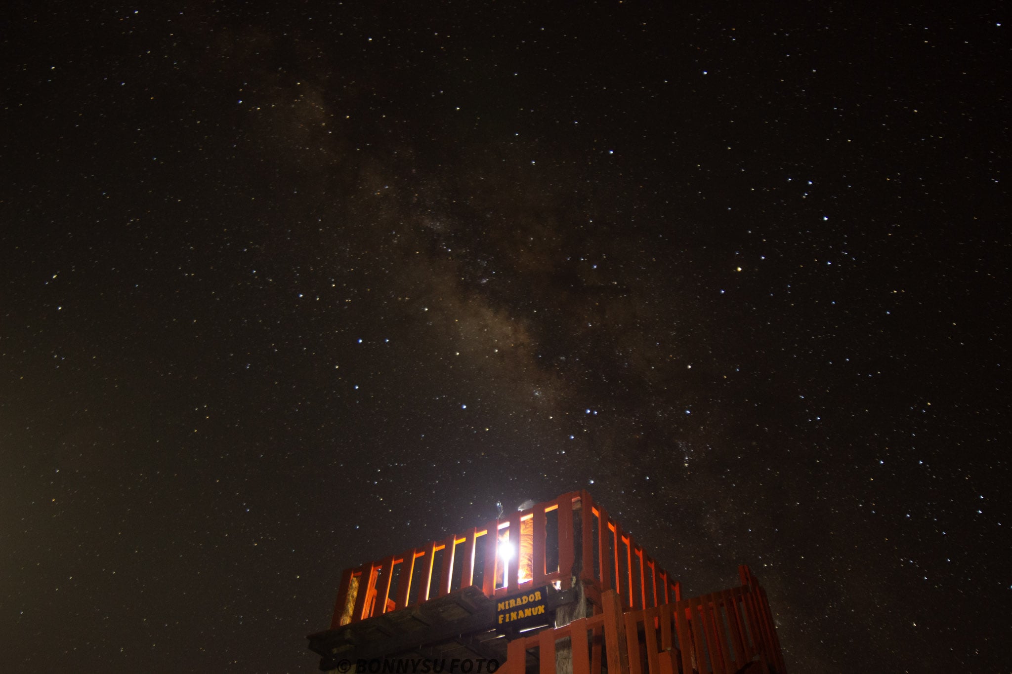 Cabañas Bonnysu, en Tres Colinas, Buenos Aires (Puntarenas), tiene acceso a algunos de los mejores cielos nocturnos de Costa Rica.