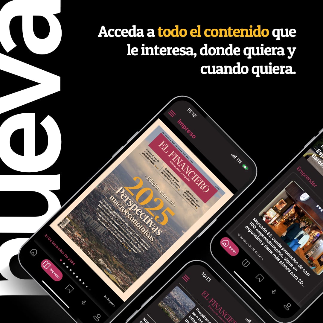 Lanzamiento de la 'app' de 'El Financiero' viene con un descuento del 90%.