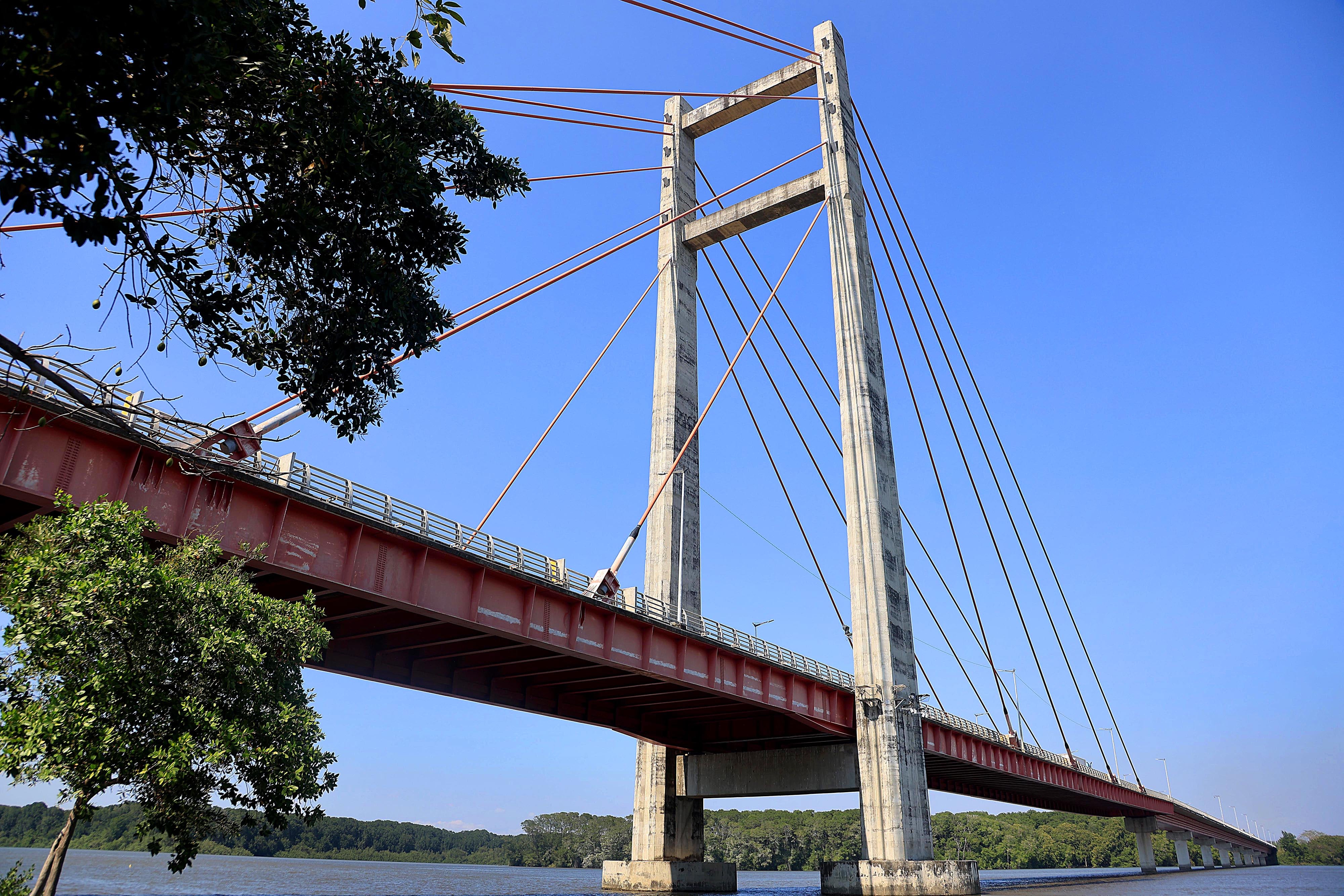 08/03/2024 Guanacaste. Puente de La Amistad, sobre el río Tempisque. Foto: Rafael Pacheco Granados