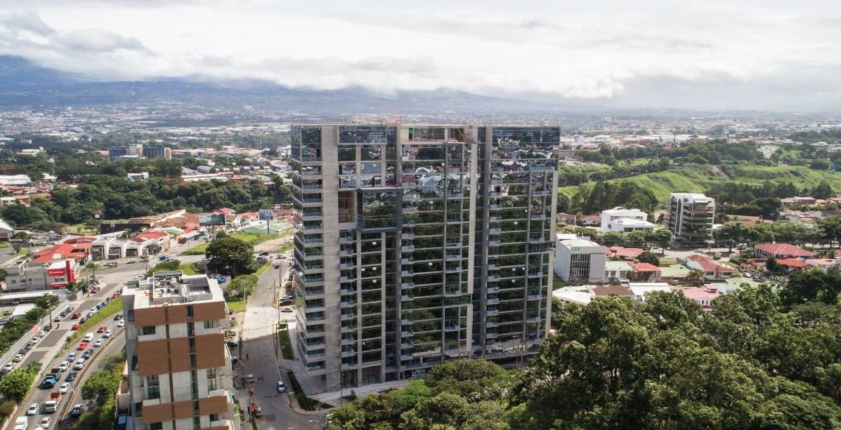 Torre Q-BO, ubicada en Rohrmoser. Foto tomada del Facebook de Q-BO Skyhomes.