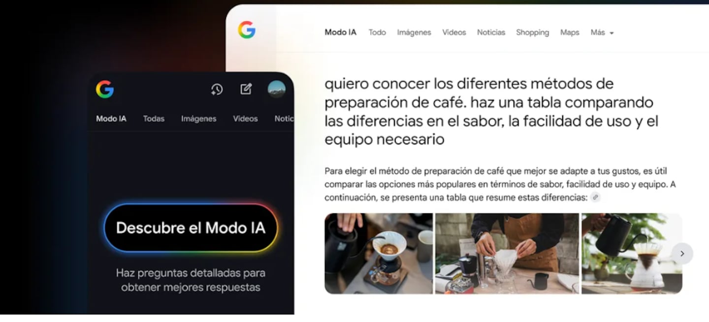 Google activa el Modo IA: ¿sustituirá al buscador? Vea en qué consiste y cómo activarlo