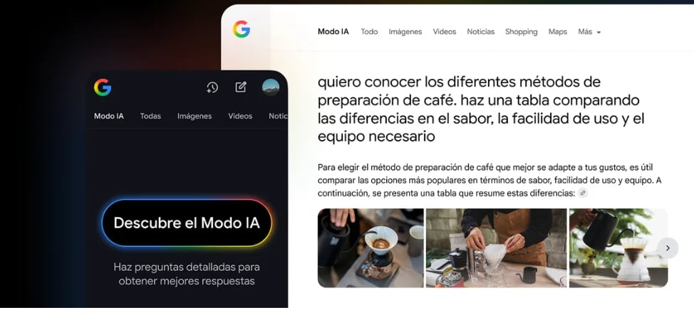 Modo IA, Google