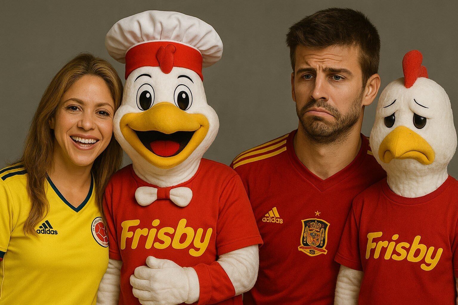 Shakira y Piqué han sido parte de la creación de memes alrededor de la pollería colombiana Frisby.