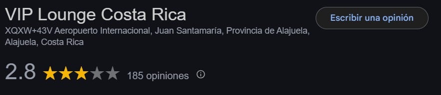 Opiniones de salas VIP