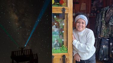 Dejó su trabajo en banca, abrió un hospedaje en la montaña y hoy explora la Vía Láctea en uno de los mejores cielos de Costa Rica