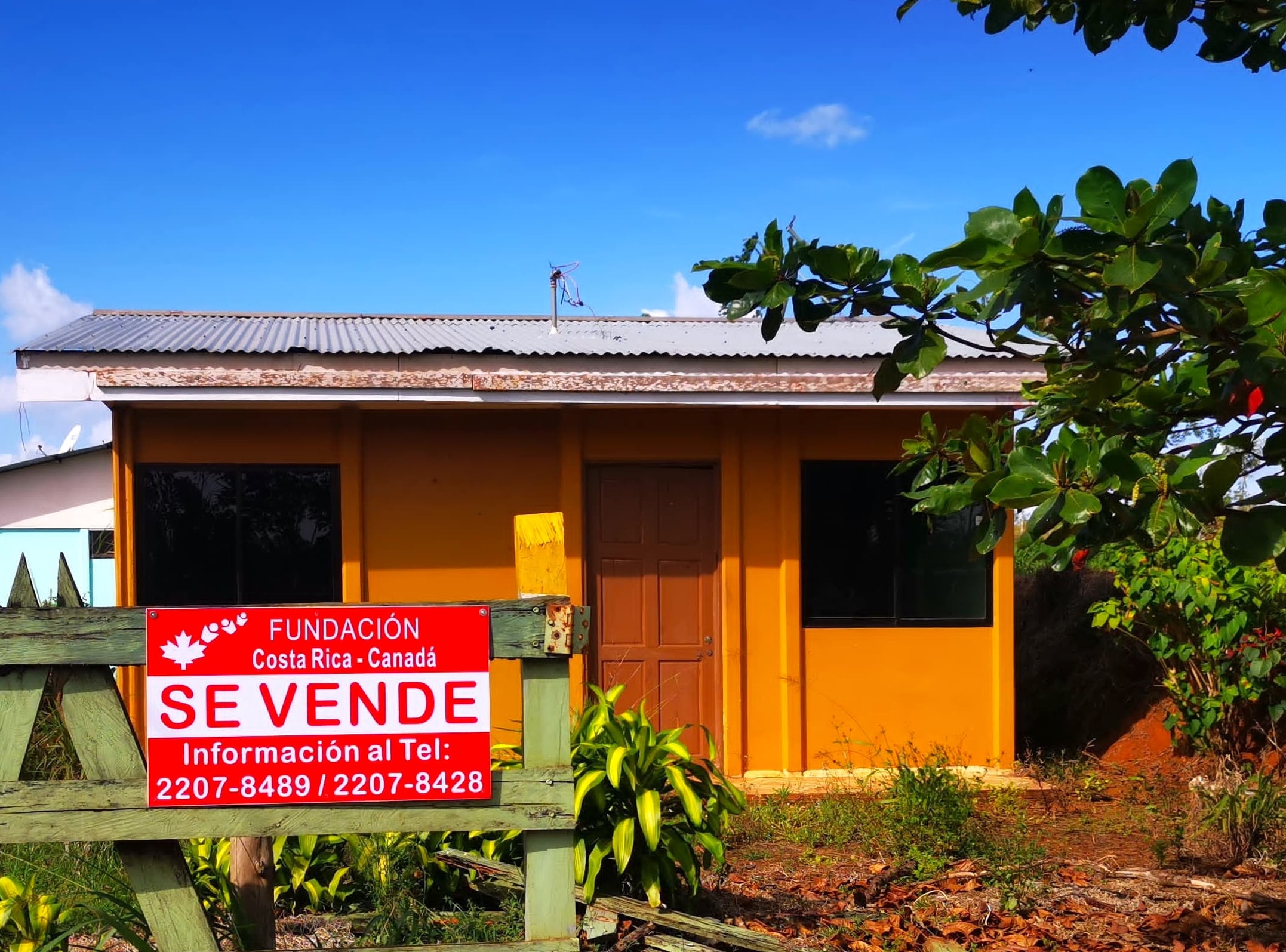 Esta es una de las propiedades en venta con 50% de descuento localizada en Los Chiles, provincia de Alajuela. Fotografía: