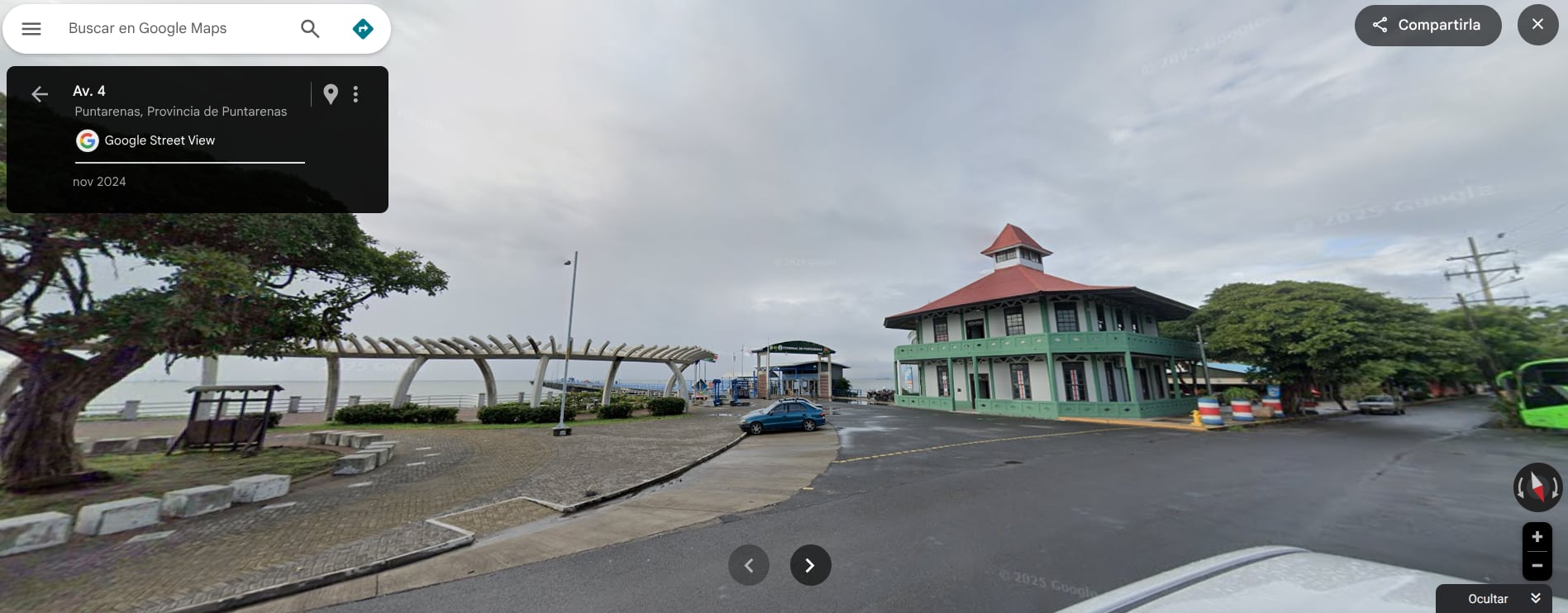 Imágenes en 'Streetview' de Costa Rica en Google Maps