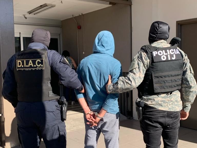 Aguilar sería el supuesto líder de una banda criminal. Foto OIJ.