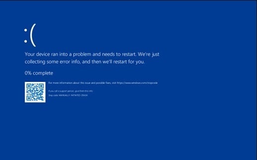Error en actualización de CrowdStrike Falcon causa "pantalla azul de la muerte" en equipos Windows a nivel global.