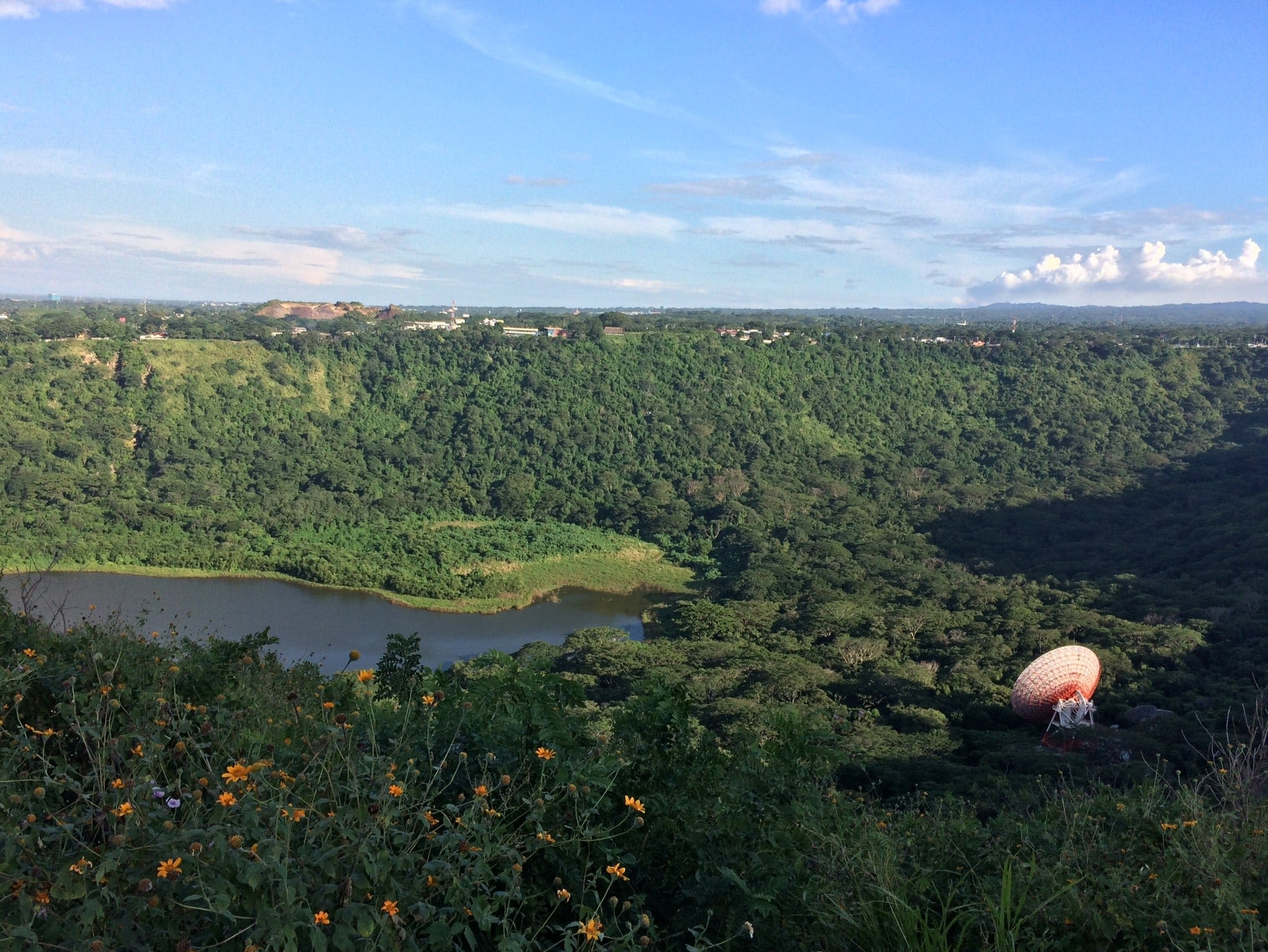 2016 | La Laguna de Nejapa, en Managua, es donde Rusia estaría construyendo una base terrena para el control de su sistema satelital Glonass, según Telcor. Foto: LA PRENSA / Fabrice Le Lous.