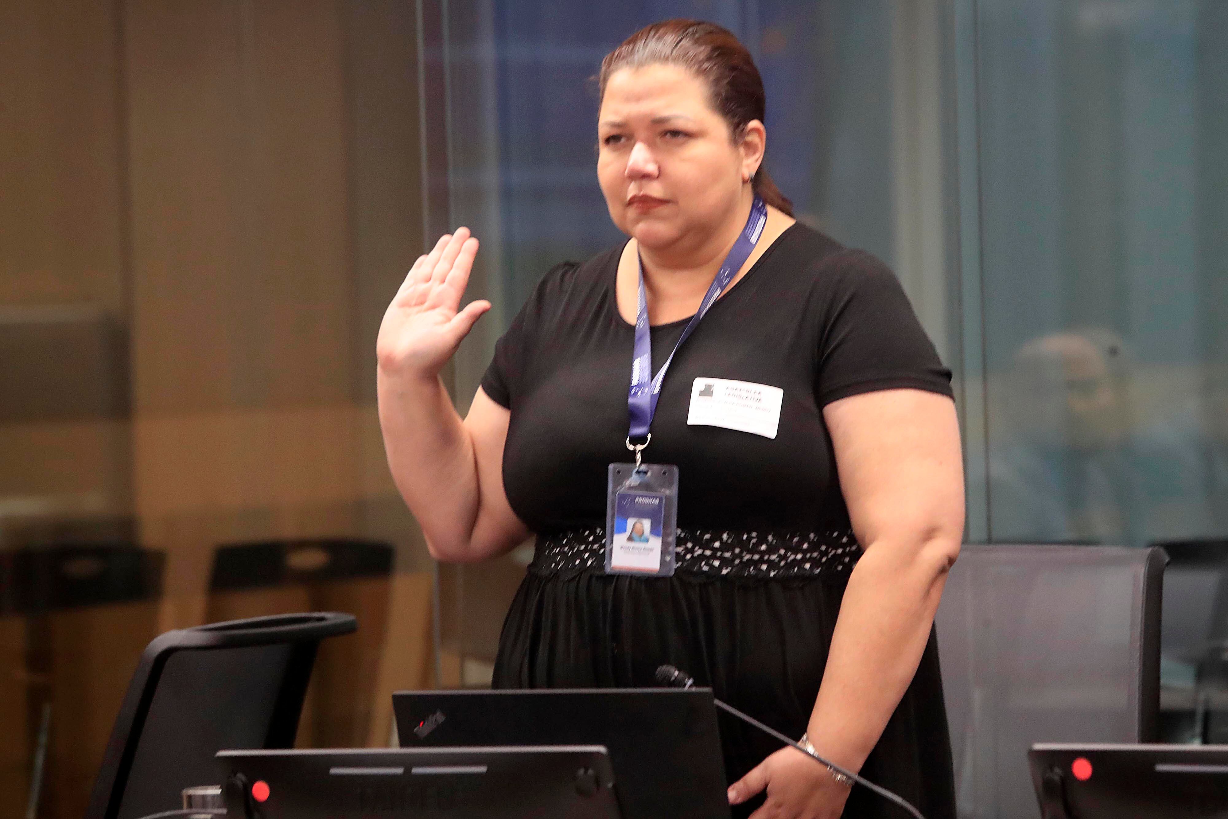 26/10/2023 Asamblea Legislativa. Wendy Rivera Román, directora nacional, Agencia de Protección de Datos de los Habitantes (Prodhab) en la Comisión Permanente Especial de Control e Ingreso de Gasto Público.