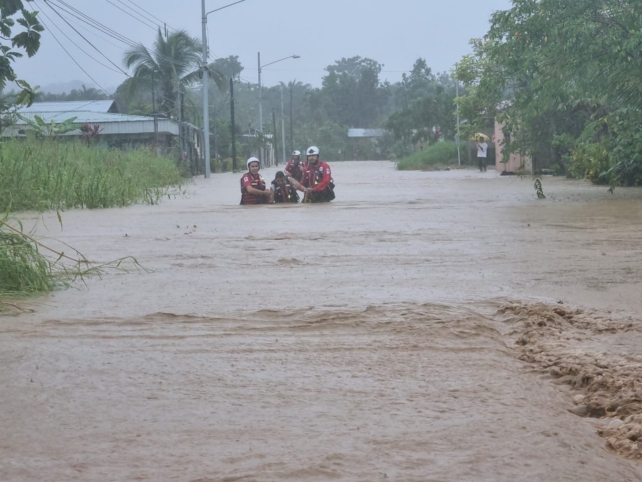 Inundaciones causadas por tormenta tropical Julia. Foto