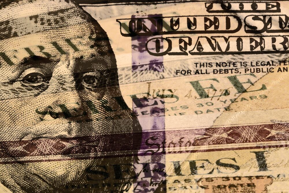 billete de cien dólares