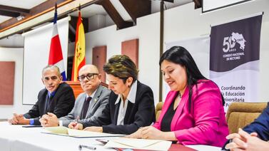 Costa Rica y España firman acuerdo para impulsar la movilidad académica y la doble titulación entre los dos países
