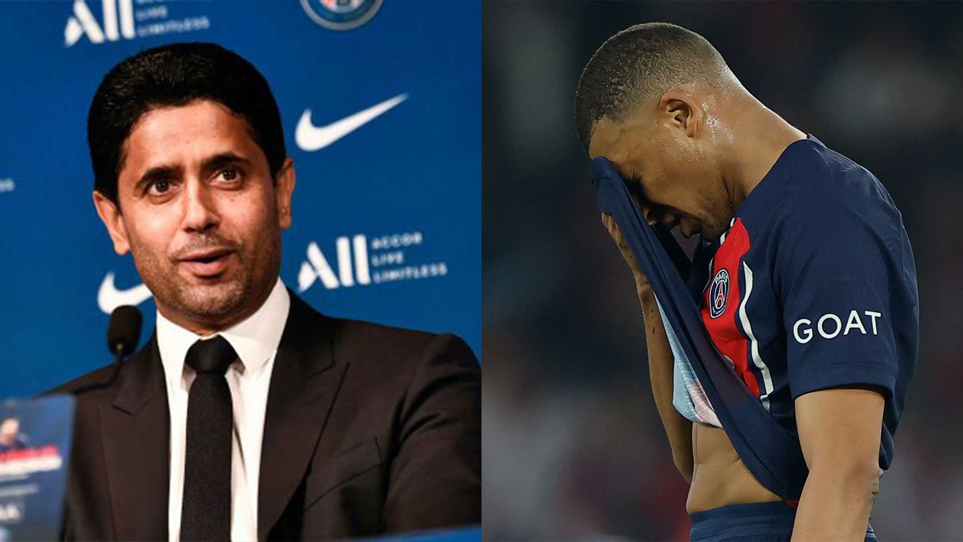 Kylian Mbappé y el PSG enfrentan tensiones mientras Nasser Al-Khelaifi toma medidas para asegurar compensación económica en su posible transferencia al Real Madrid.