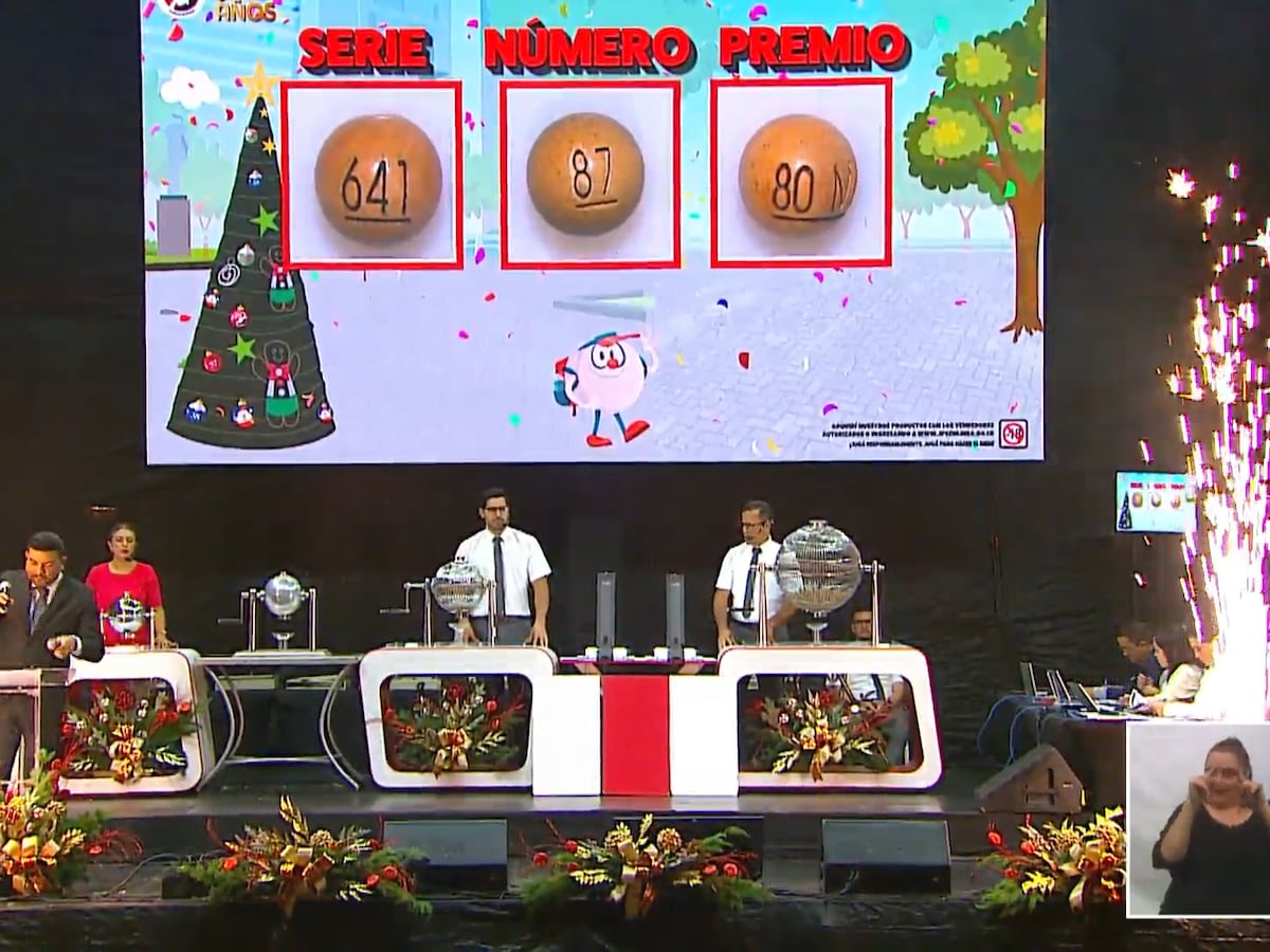 Lotería Navideña 2025: Números Ganadores del Primer Sorteo de Consolación