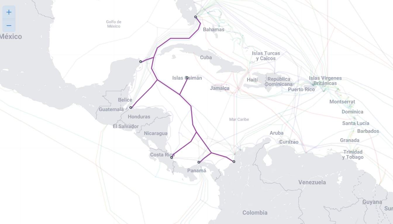 Recorrido del Cable Maya