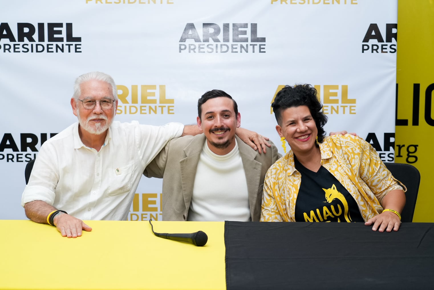 06/09/2025. Lanzamiento de candidatura de Ariel Robles del Frente Amplio. Fotografía: Lilly Arce