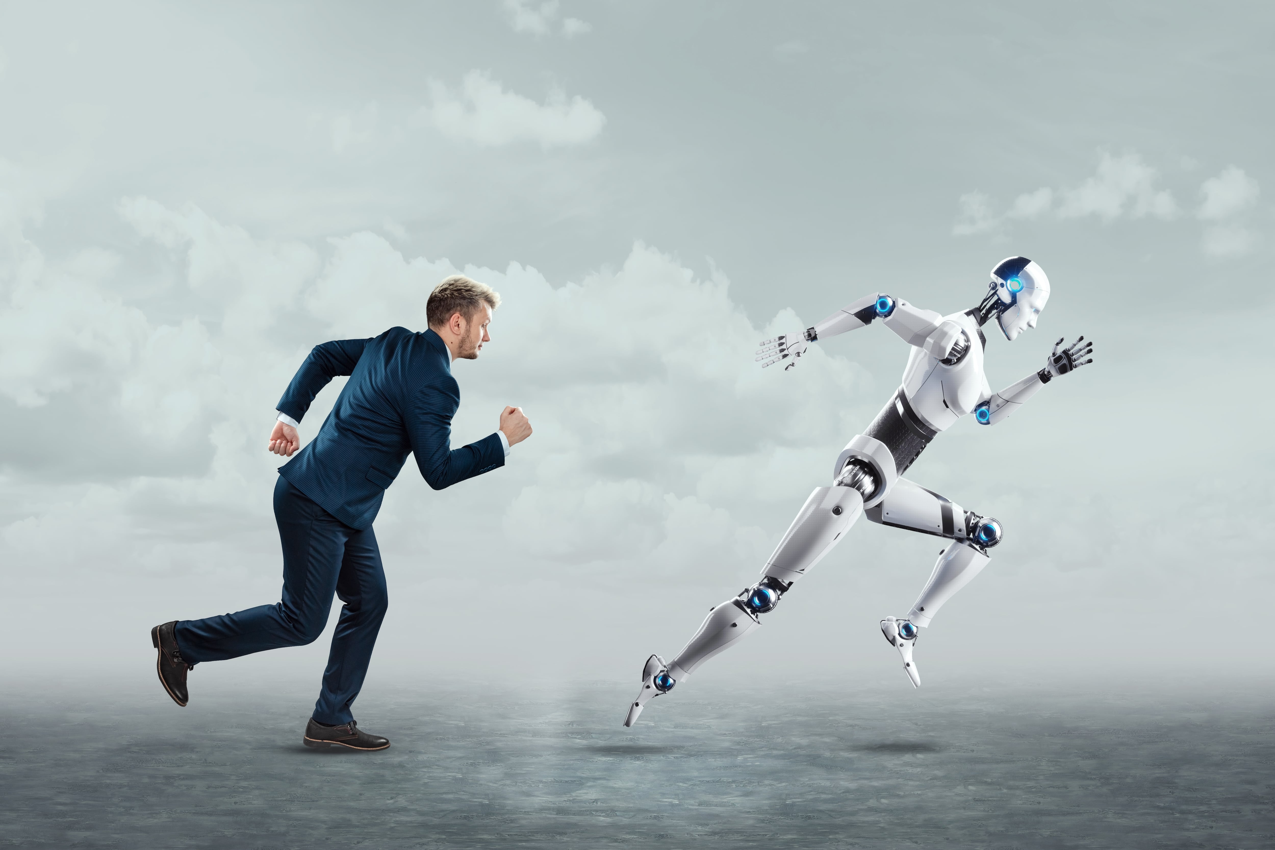 Inteligencia artificial versus inteligencia humana, competencia entre IA y seres humanos