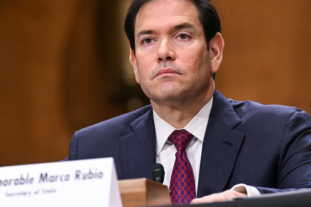 El secretario de Estado de Estados Unidos, Marco Rubio, testifica durante una audiencia del Comité de Relaciones Exteriores del Senado para examinar la política estadounidense hacia Venezuela, en el Capitolio, en Washington.