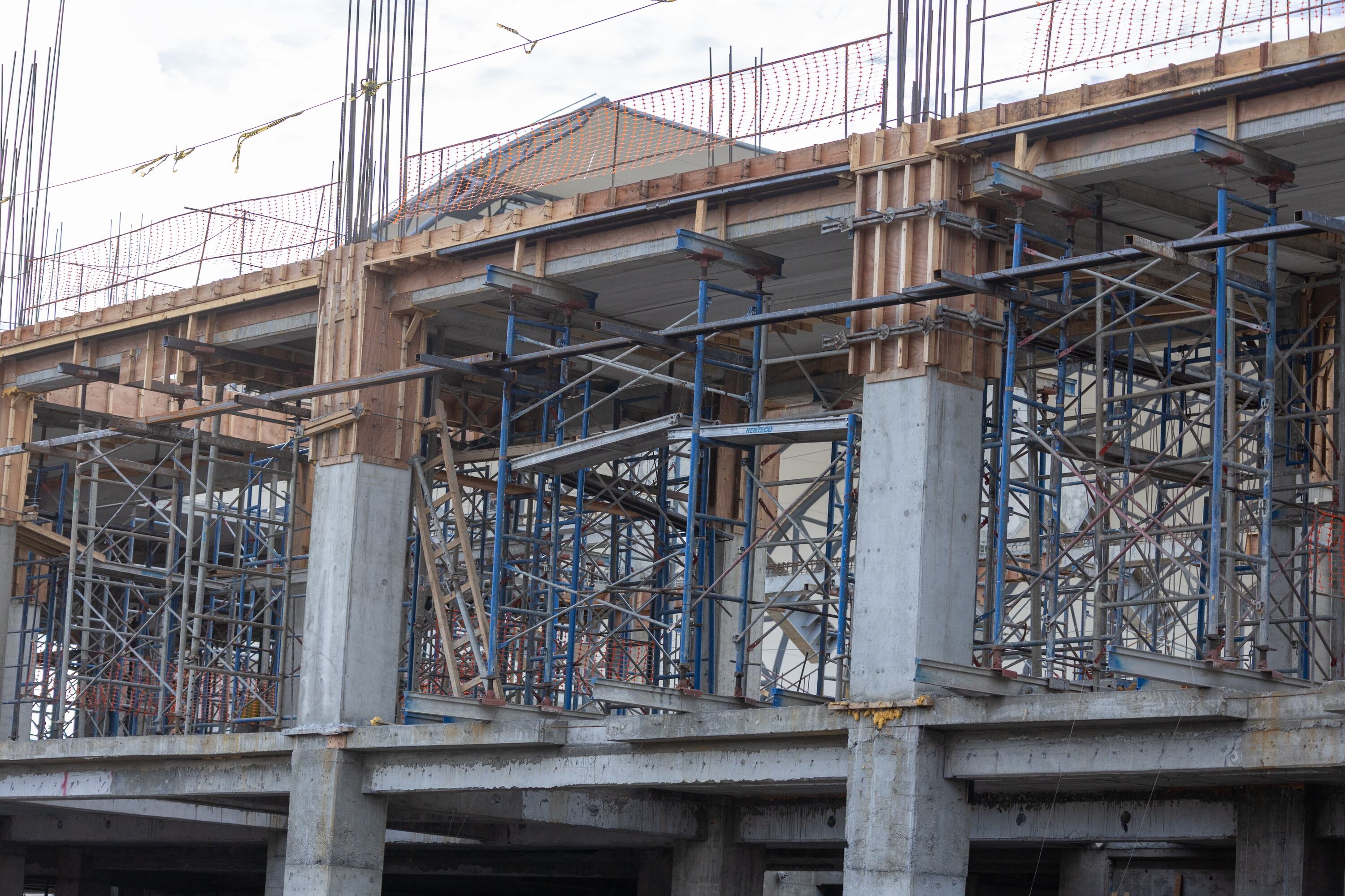 20/05/2026, Costa Rica, Heredia, Nuevo Estadio Eladio Rosabal Cordero, fotografías del avance en la construcción del nuevo estadio del Club Sport Herediano.