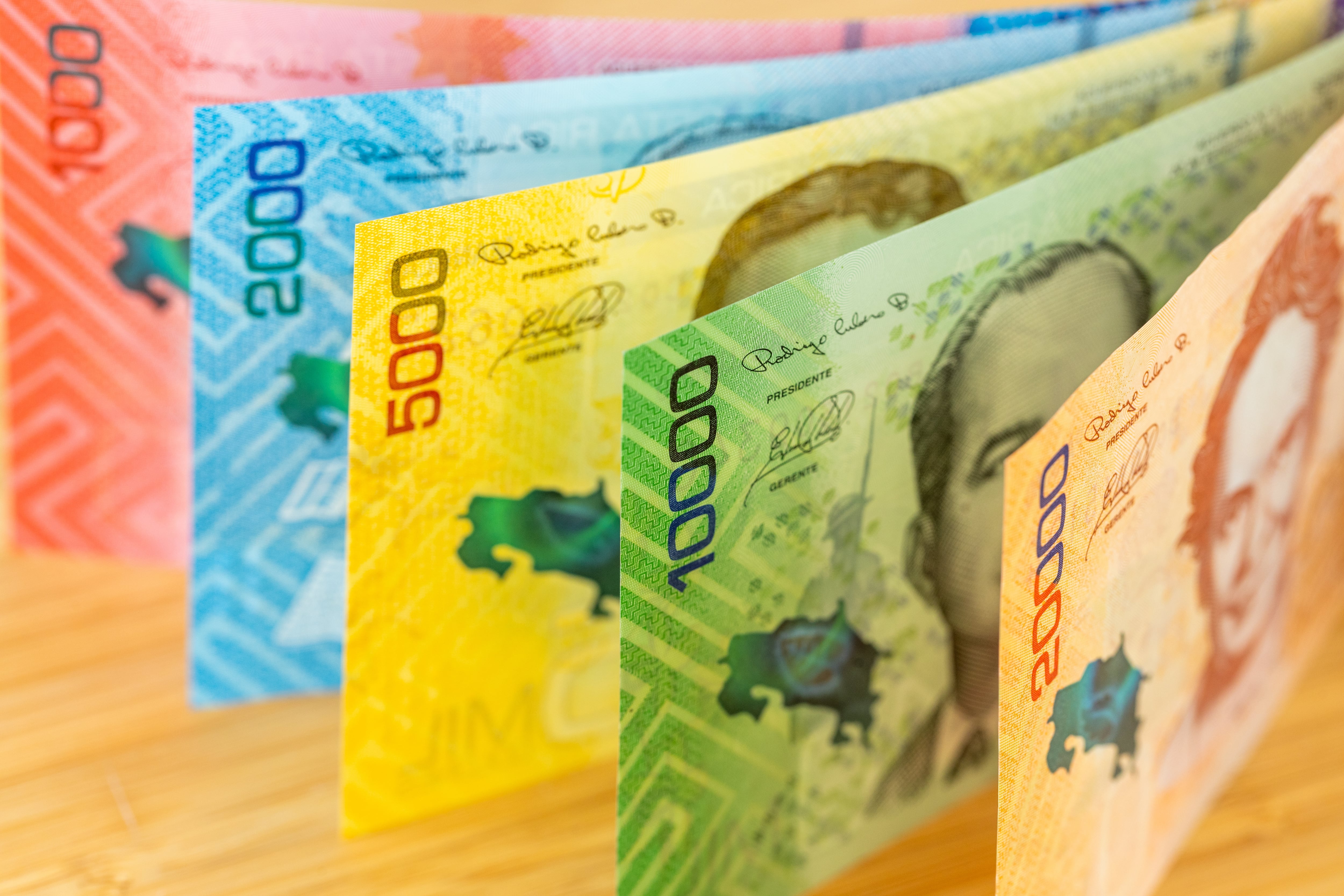 Costa,Rica,Money,,Costa,Rican,Banknotes,Colones,,All,Denominations,,Financial