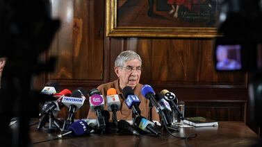 Óscar Arias dice desconocer el motivo del retiro de su visa. Esto es lo que dijo en conferencia de prensa