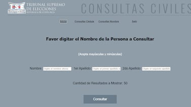 TSE anuncia importantes cambios en el sitio web de consultas civiles tras críticas de la Agencia de Protección de Datos