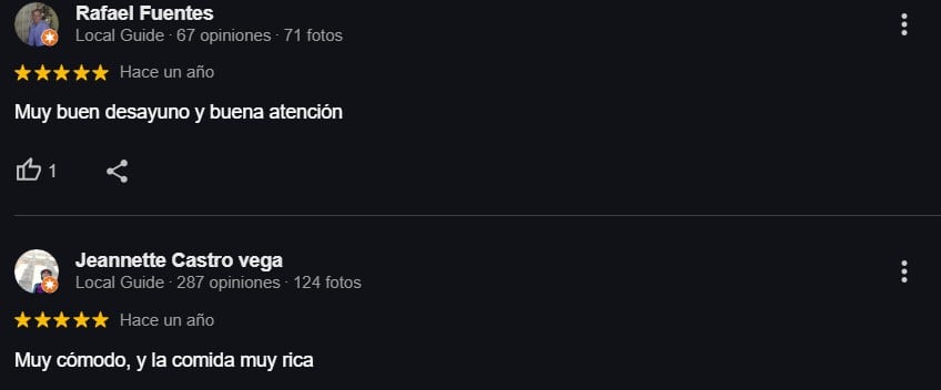 Opiniones de salas VIP