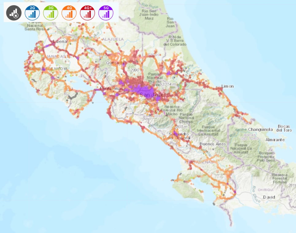 5G, cobertura