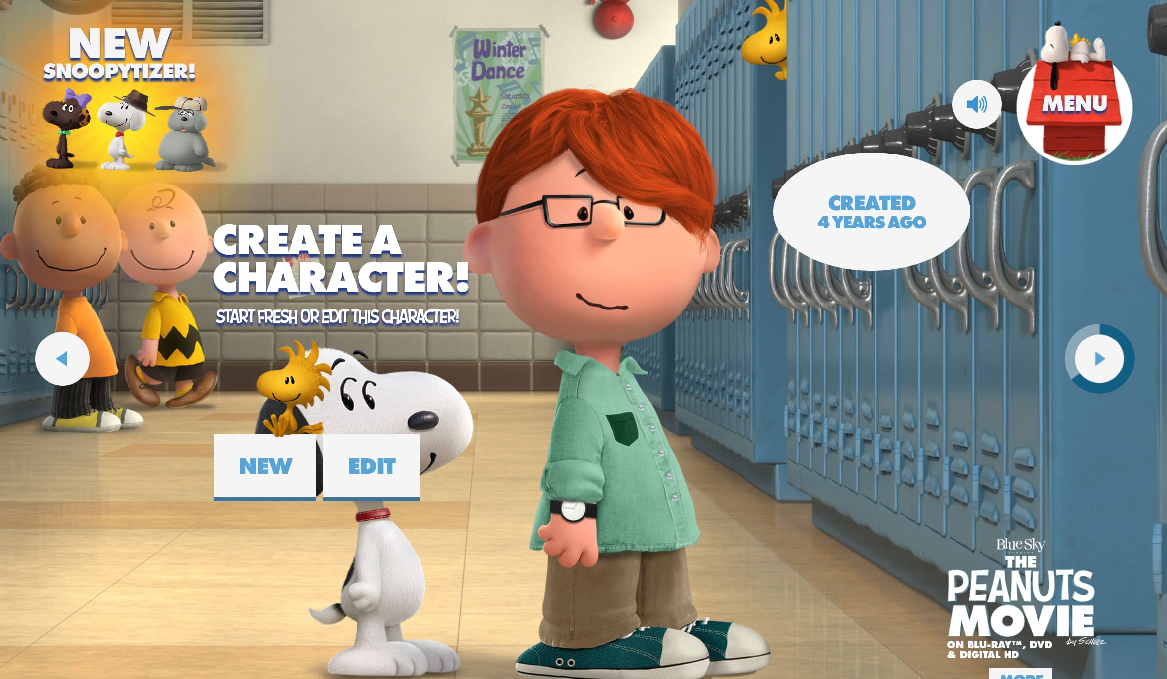 crear avatar de snoopy