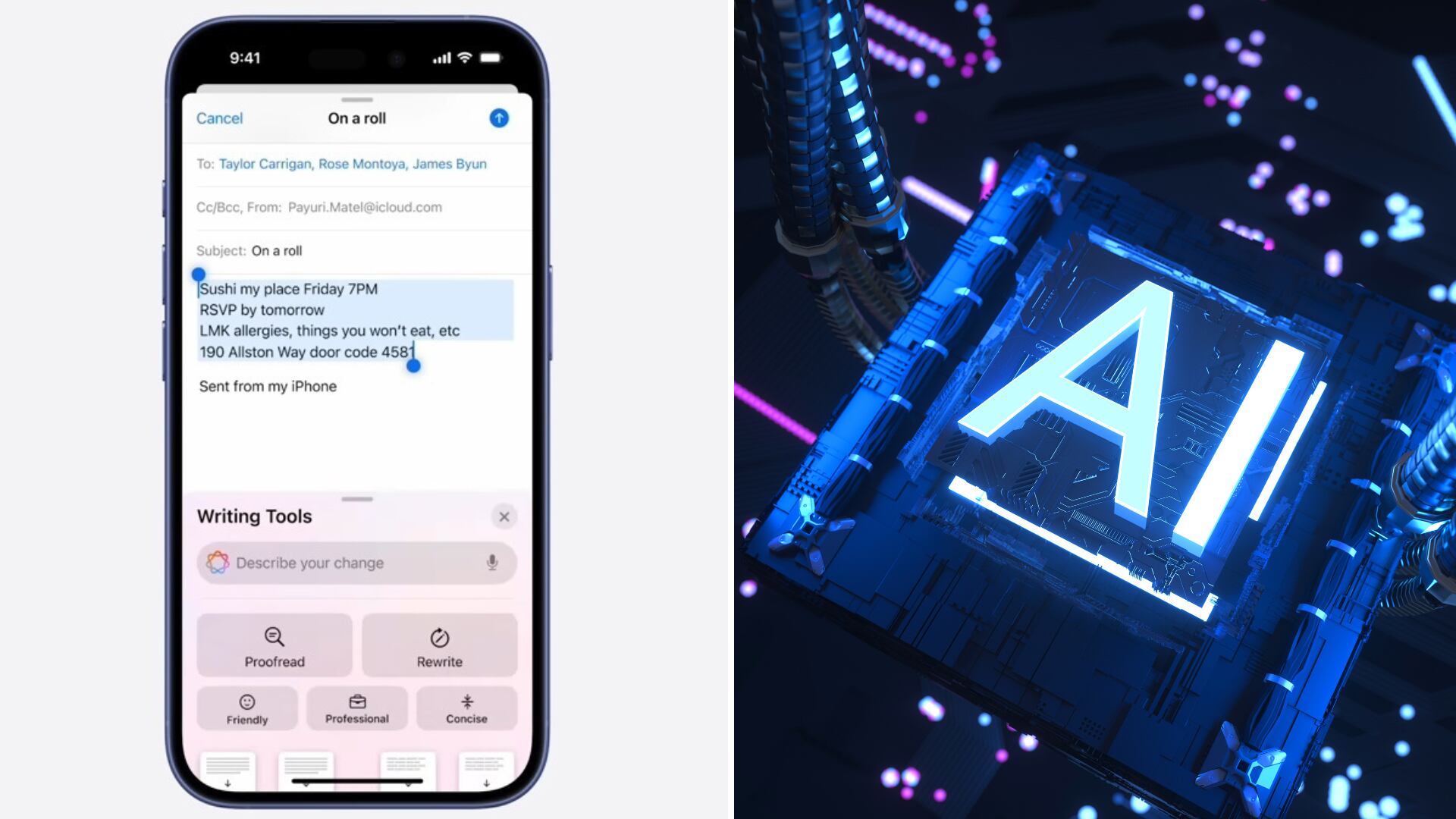 Apple Intelligence debutará con herramientas de IA el 28 de octubre en iOS 18.1 y macOS Sequoia 15.1.
