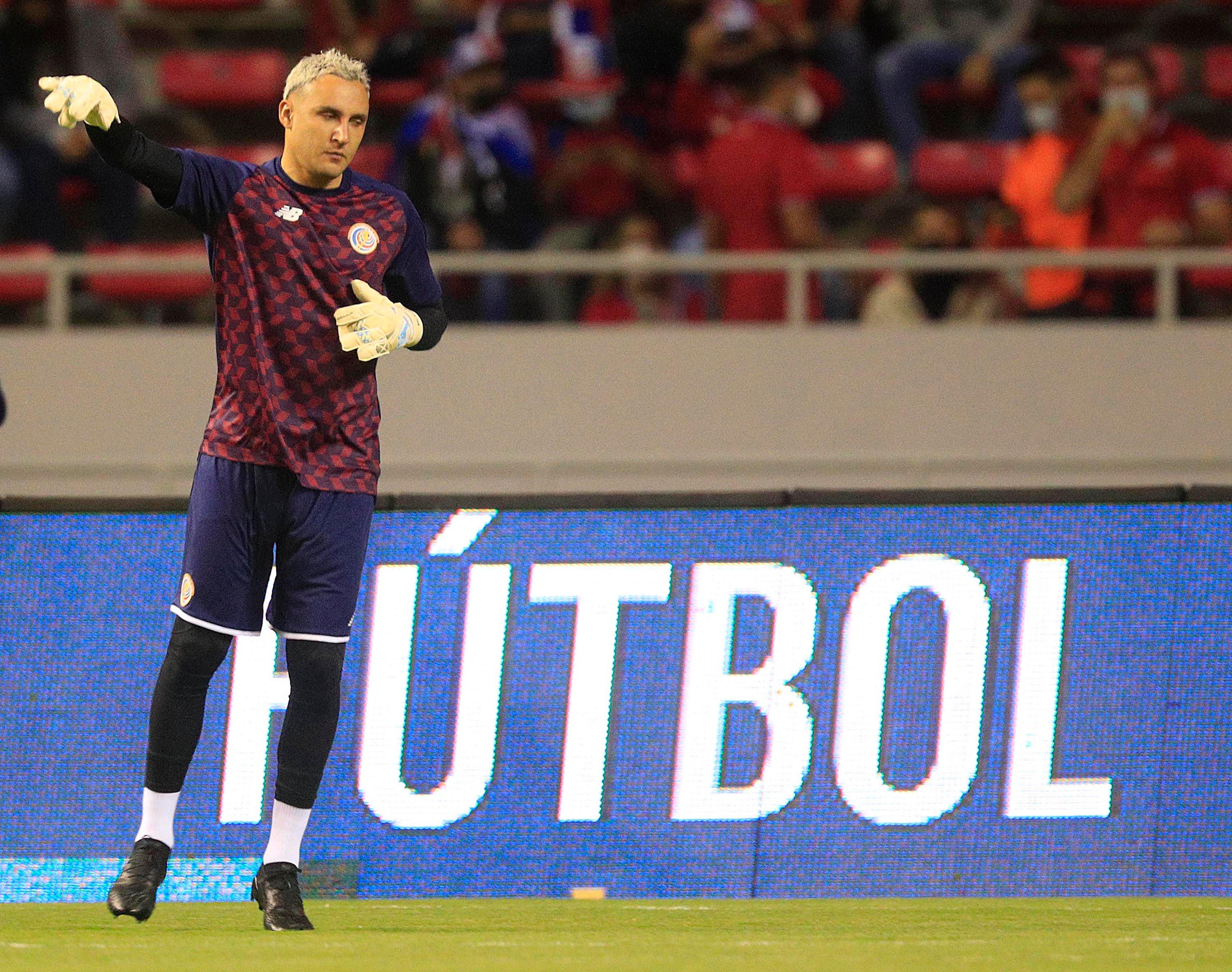 27/01/2022 Estadio Nacional, La Sabana. La Selección Nacional de Costa Rica recibió a su similar de Panamá, en el partido de apertura de la segunda fase de la octagonal final de Concacaf, rumbo al Mundial Qatar 2022. Keylor Navas llegó a su partido número 100 con la Sele. Foto: Rafael Pacheco Granados