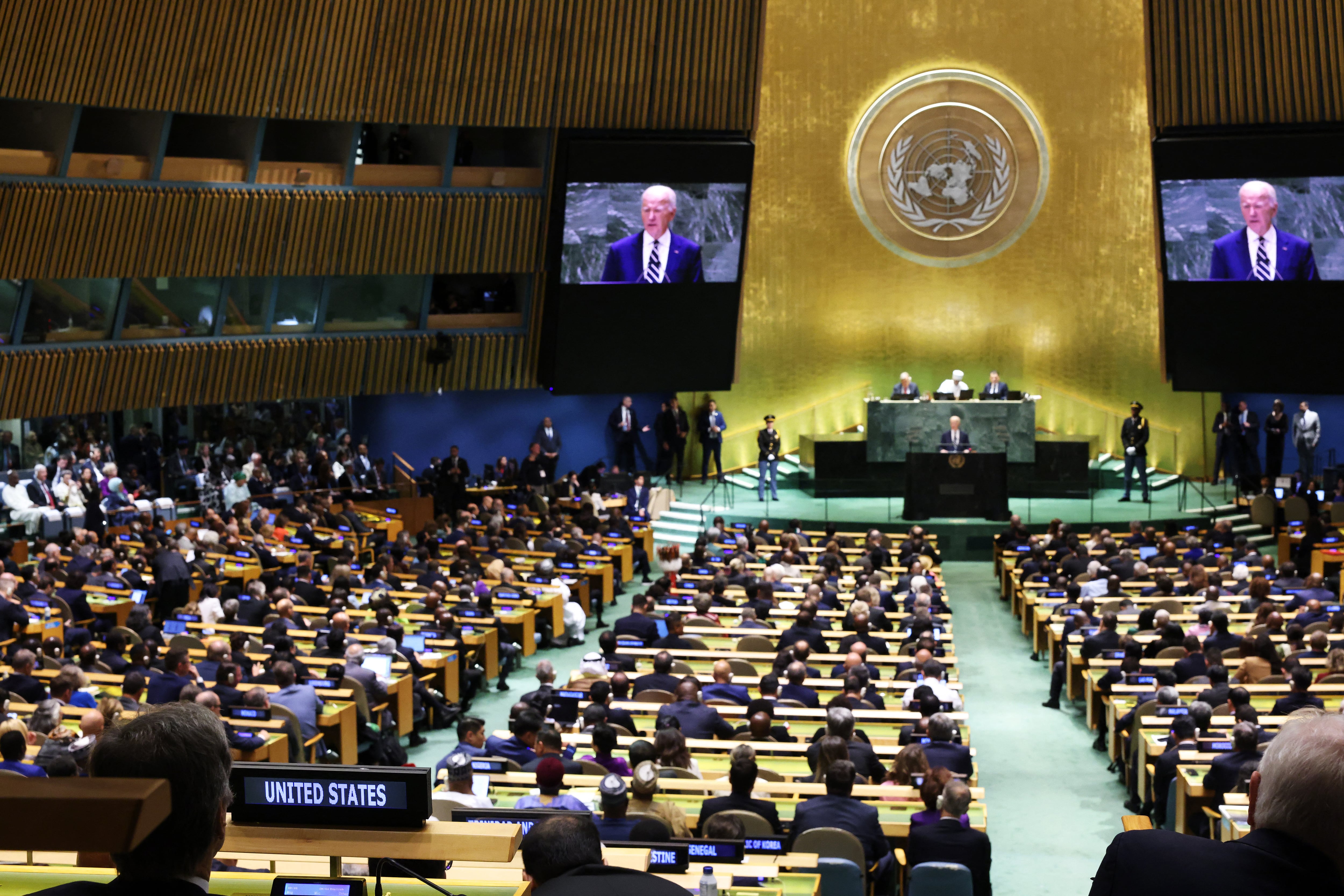 Joe Biden advirtió sobre el riesgo de una guerra en Líbano durante la Asamblea General de la ONU.