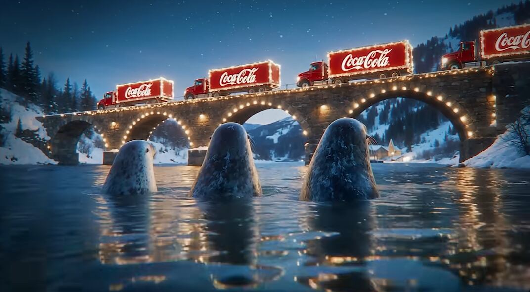 Coca-Cola indicó al Wall Street Journal que pasó de necesitar un año a un mes al producir su anuncio de Navidad del 2025 con uso de IA. Una parte de la reacción del público fue negativa ante este comercial.