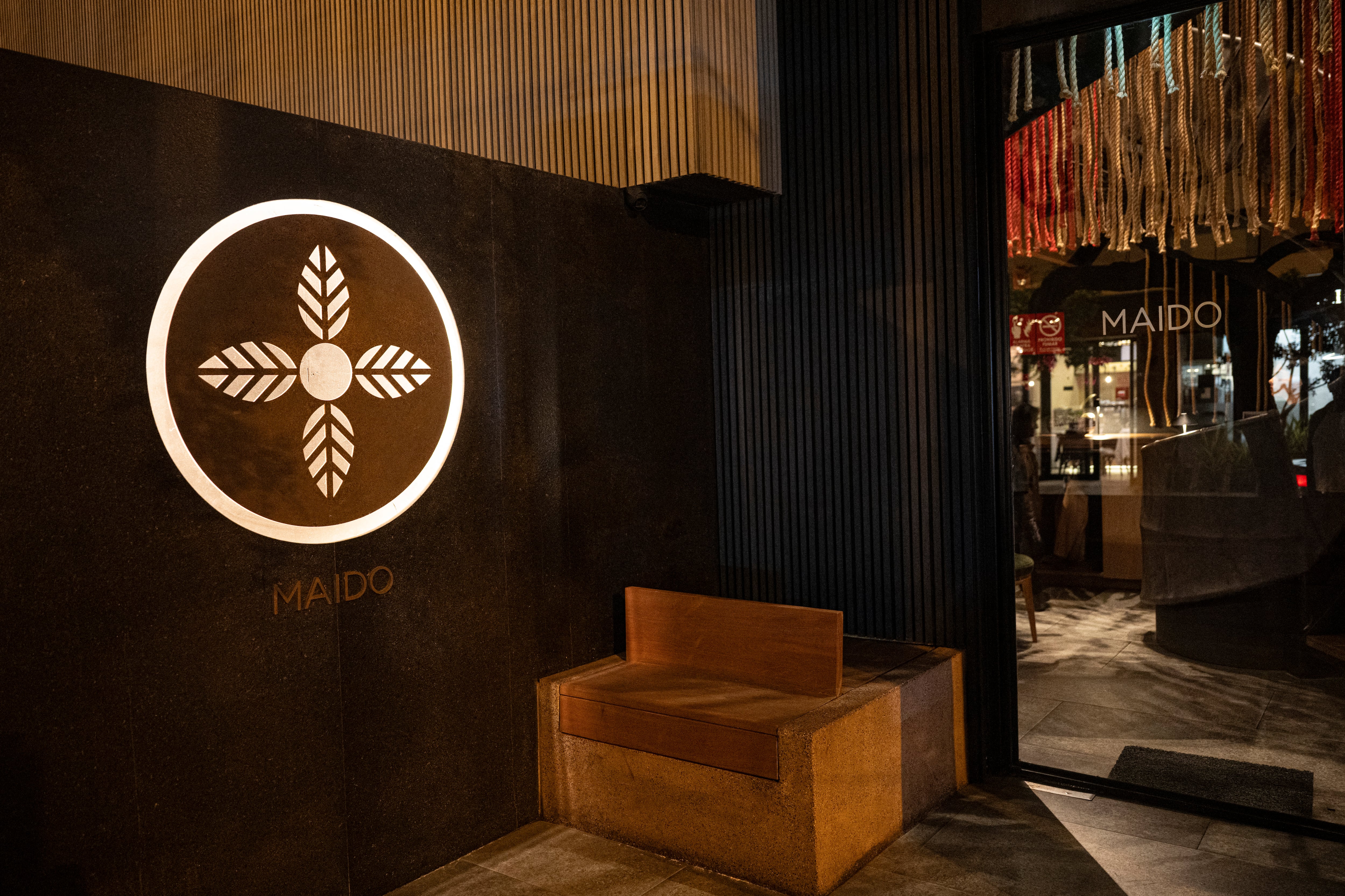 Picture of the facade of the Maido high-cuisine restaurant  in Lima, taken on June 19, 2025. The Lima restaurant Maido, emblem of the fusion of Japanese and Peruvian cuisine, is the best restaurant in the world in 2025, as announced Thursday by the 50 Best list of the British magazine Restaurant. (Photo by Ernesto BENAVIDES / AFP)