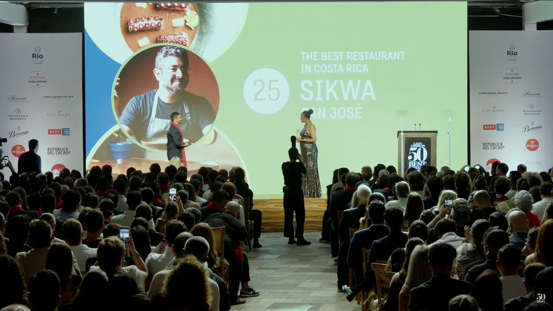 Restaurante Sikwa es el #25 mejor de Latinoamérica y el mejor de Costa Rica según la lista 50 Best. Captura de YouTube / El Financiero