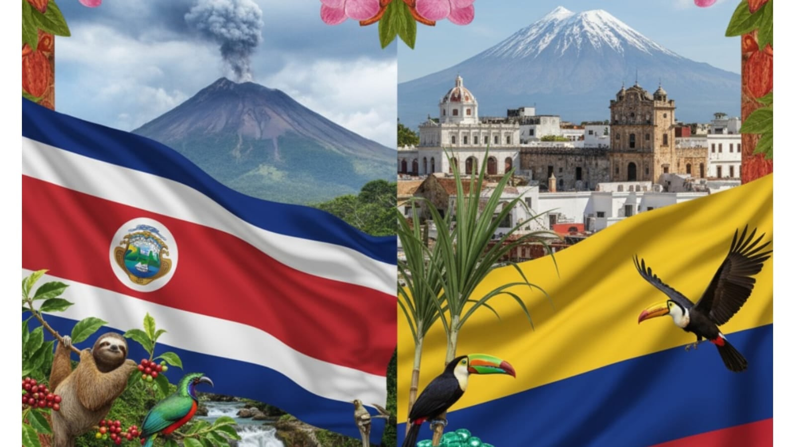 Costa Rica Colombia