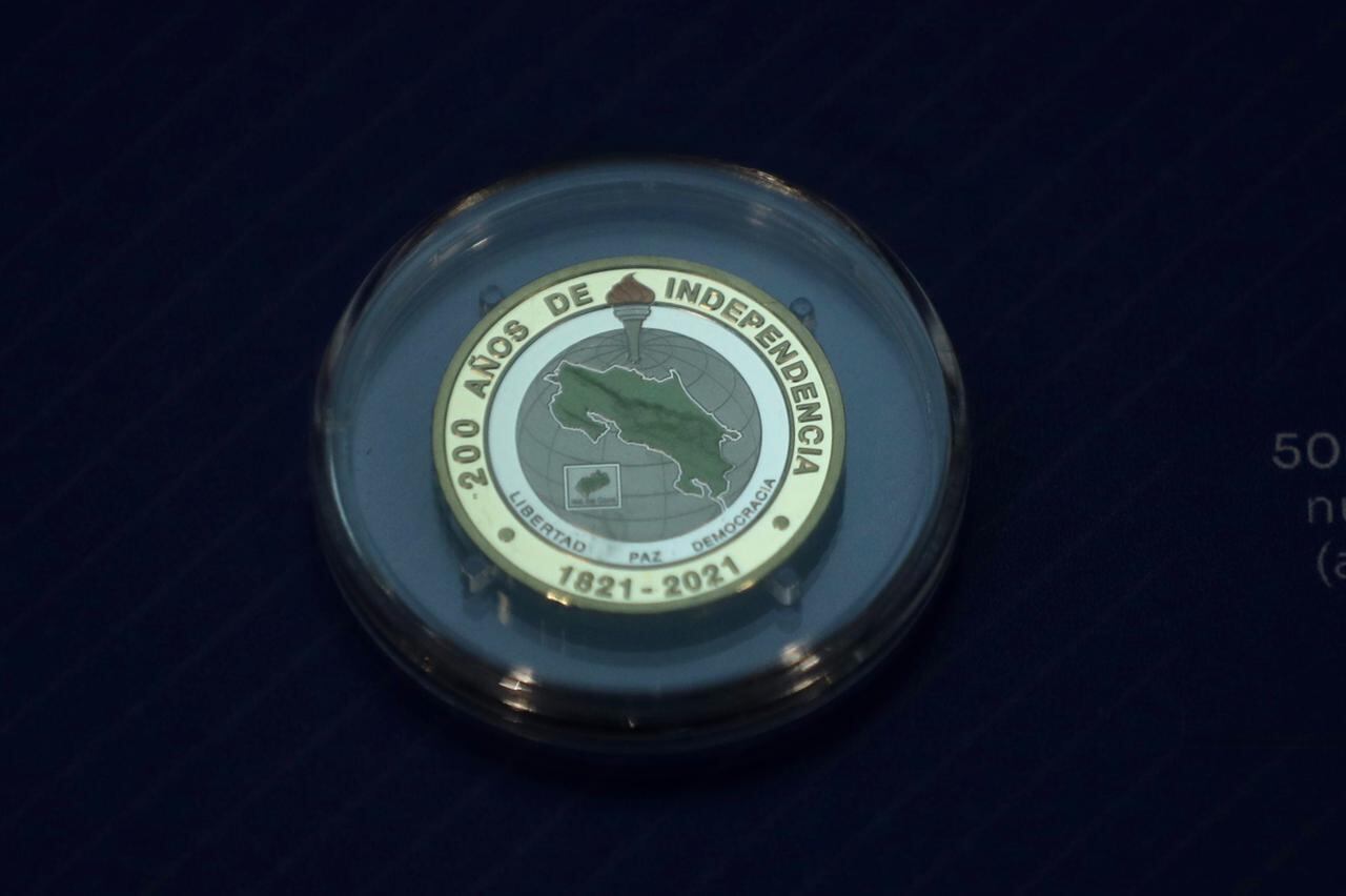 La emisión conmemorativa se compone de cinco millones de monedas de circulación regular de ¢500 que serán puestas a circulación a partir de noviembre