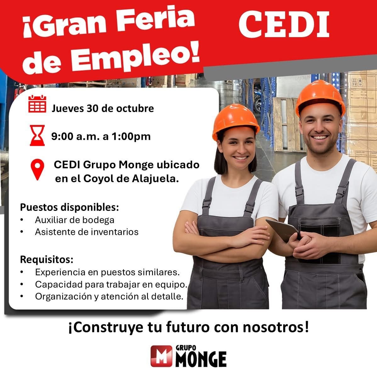 feria de empleo grupo Monge