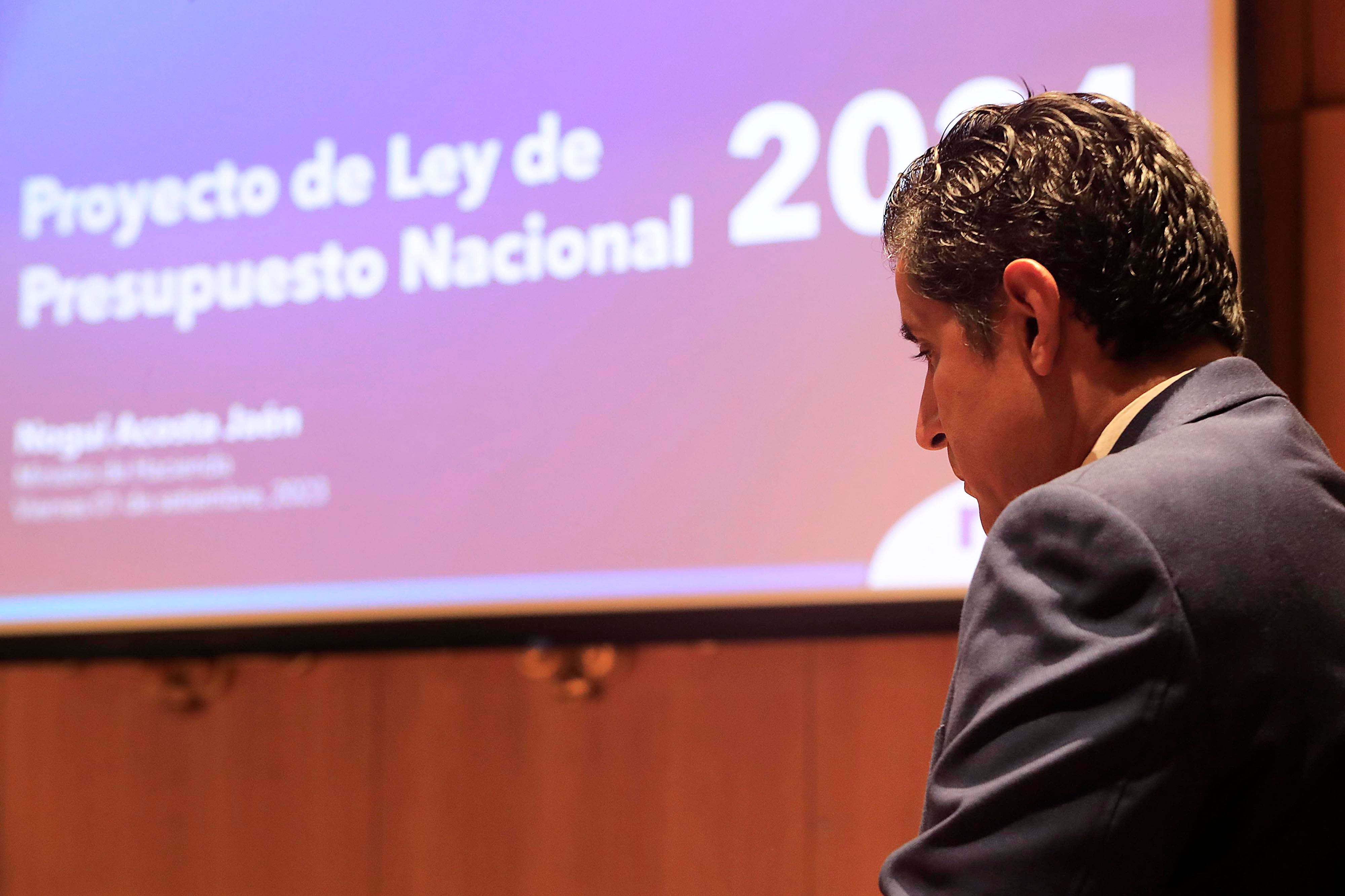 01/09/2023     Asamblea Legislativa. El ministro de Hacienda, Nogui Acosta, presentó el Proyecto de Ley Presupuesto Nacional 2024 al presidente de la Asamblea Legislativa, Rodrigo Arias, y a la presidenta de la Comisión de Hacendarios, Paulina Ramírez.