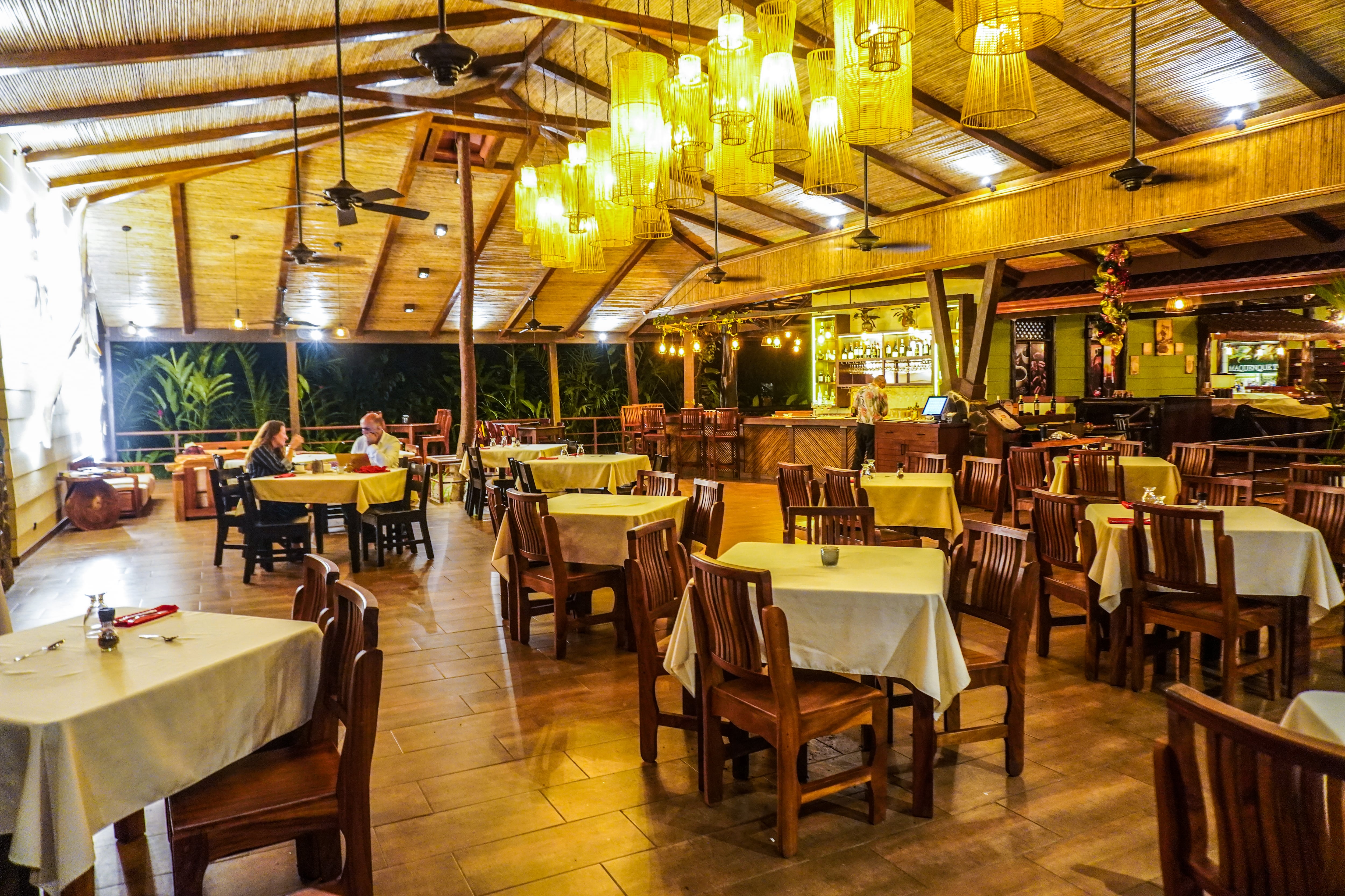 Maquenque Lodge cuenta con un único restaurante.